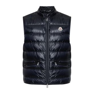 Moncler Vests, male, Blue, Size: 2XL Gui Down Vest