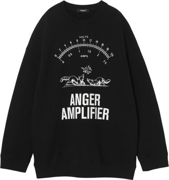 Undercover Black Printed Sweatshirt