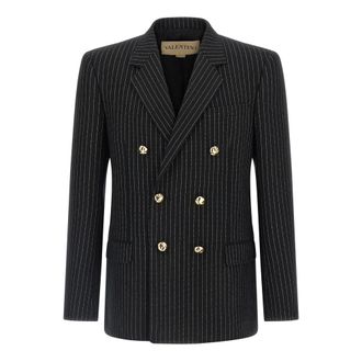 Valentino Garavani Hombre, Chaquetas, Negro, Talla: L