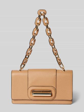 Tommy Hilfiger Clutch aus Rindleder Modell TURNLOCK in Beige, Größe 1
