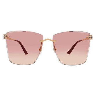 Cartier Panthere de Cartier Red Butterfly Ladies Sunglasses CT0397S 003 61