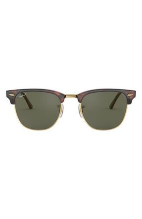 Ray-Ban Clubmaster 55mm Polarized Sunglasses in Red Havana at Nordstrom