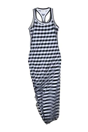 Sportmax Long Dress Lycra and Tulle - Black/White