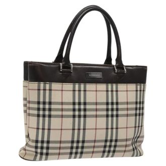 Burberry Pre-owned Nylon handbags - Dames - Vintage Handtas - Beige - ONE Size - Nylon - Vintage