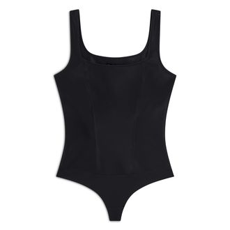 Freddy Body scollo quadrato in similpelle lucida
