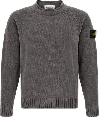 Stone Island Dark Grey Knitted Sweater