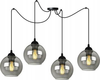 OEM Elegante L&aacute;mpara Colgante Ara&ntilde;a Con Pantalla De Cristal