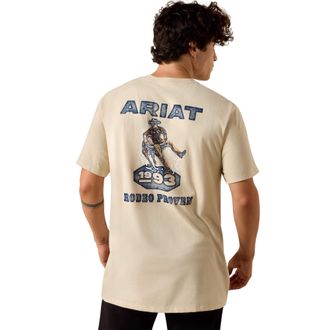 Ariat Mens Ariat Proven Stamp Classic Fit T-Shirt in Natural, Size 2X-Large