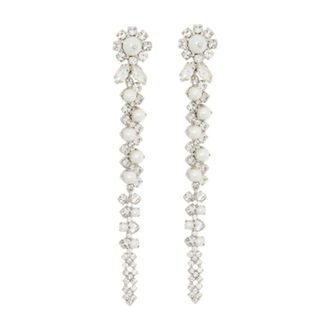 Simone Rocha Womens Drip Earrings Crystal Ivory Other Jewelry-Watches