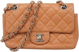 Chanel Pre-owned Shoulder Bags, female, Brown, Size: ONE SIZE Pre-owned Vintage Shoulder Bag