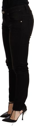 Acht Low Waist Skinny blue Womens Trouser