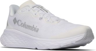 Columbia Mens Konos Featherweight Running Shoe, White/Grey Ice, 12 Wide