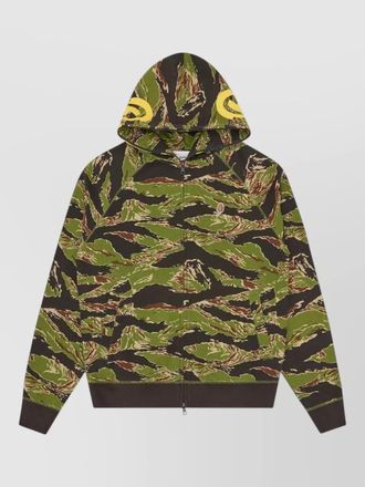Icecream hooded sweatshirt tiger stripe graphic print