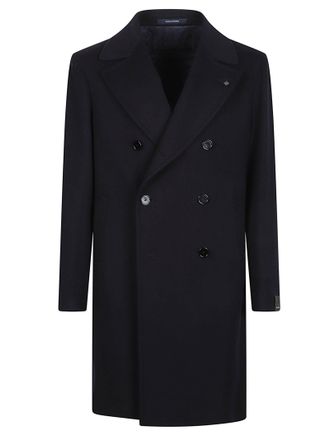 Tagliatore Bruce Double-Breasted Wool-Cashmere Coat
