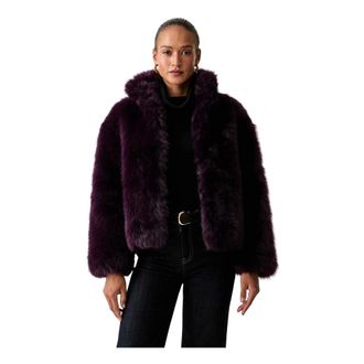 Silvian Heach Jassen, Dames, Paars, 2Xs, Leer, Unnat Jas