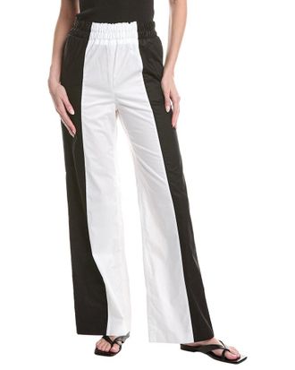 Fabiana Filippi Bicolor Poplin Easy Pant