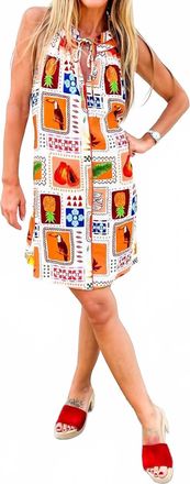 Ciebon Kyndra Grid Print Halter Dress In Multi