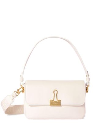 Off-white mini Soft Binder shoulder bag