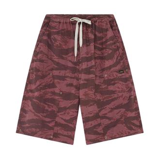 Deus Long Shorts, male, Red, Size: S Dyed Unforseen Short