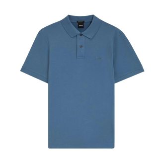 HUGO BOSS Pallas Polo Shirt - male - Hugo - Polo Shirts - Blue - 2XL - Tops