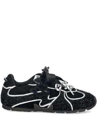 Naked Wolfe Sneakers Adored con nastro - Nero