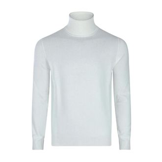 Malo Cashmere Turtleneck Jumper - male - Malo - Cashmere Knitwear - White - M - Knitwear