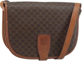 Celine Pre-owned Plastic Crossbody Tas - Dames - Vintage Schoudertas - Bruin - ONE Size - Vintage