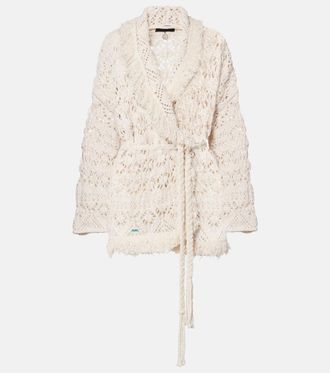 Alanui Lagoon Romance cotton-blend cardigan