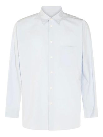 Homme Plissé Issey Miyake cotton shirt - men - Polyester - 2 - Blue