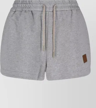 Fendi cotton knee-length shorts