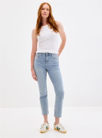 Yoga Jeans by Second Womens Emily distressed-detail stretch jean Fit: Slim leg, high rise
