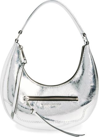 Marc Jacobs Small Crinkle Cruiser Shoulder Bag in Silver at Nordstrom Rack