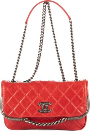 Chanel Borsa a spalla trapuntata - Rosso