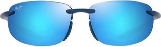 Maui Jim Blauwe zonnebril voor vrouwen - Dames - Zonnebrillen - Blauw - 60 MM - Accessoires