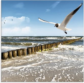 Artland Glasbild »Ostsee« Gewässer 1 Stk. tlg. in verschiedenen Grössen