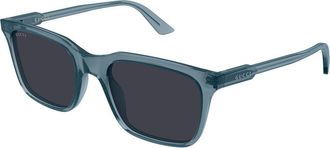 Gucci GG2114S 003 Mens Sunglasses Blue Size 53 - Free RX Lenses - Free RX Lenses