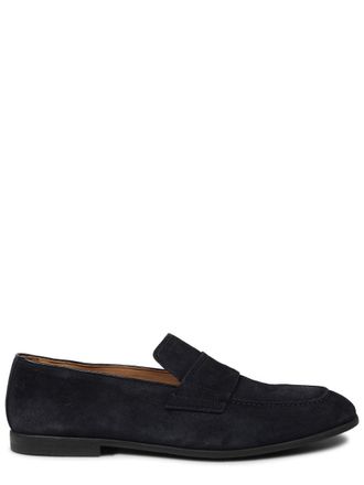 Mille885 Neutrals Suede Penny Loafer Moccasins