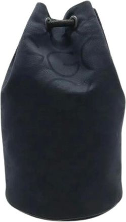 Gucci Pre-owned Bucket Bags, female, Black, Size: ONE SIZE Pre-owned Canvas Bucket Bag