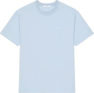Givenchy Tops, Heren, Blauw, M, Katoen, Regular Fit T-shirt
