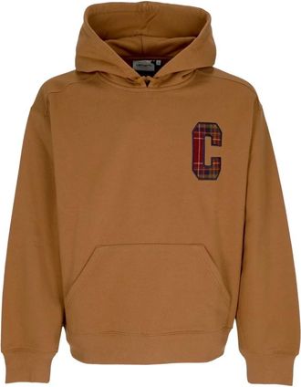 Carhartt Work in Progress Hooded Sweatshirt - Heren - Hoodies - Bruin - XL - Katoen - Hoodies & sweatvesten