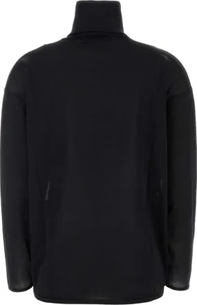 Gucci Womens Silk Turtleneck Black