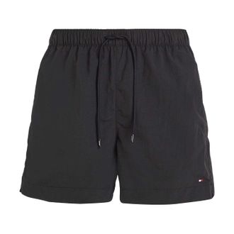 Tommy Hilfiger Heren Essential Logo Zwemshort (Zwart)