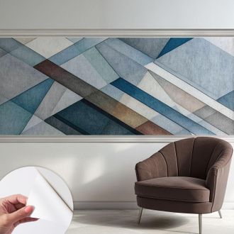Tulup Carta Da Parati Adesiva - Lavabile - Decorazione Murale - Per Cucina - Pellicola Decorativa Geometria Astratta 250x104 Cm