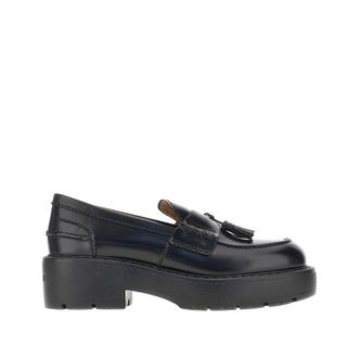 Miu Miu Spazzolato leather loafers with tassels Woman 36