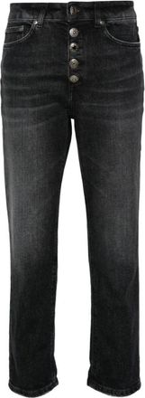 Dondup Zwarte Broek Stijlvol Modieus - Dames - Slim Fit Jeans - Zwart - W26 - Jeans
