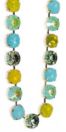 Mariana Womens Pistachio Necklace In Yellow, Green, Blue