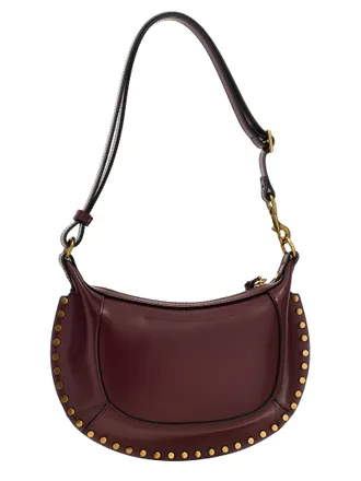 Isabel Marant Oskan Moon Shoulder Bag - Burgundy