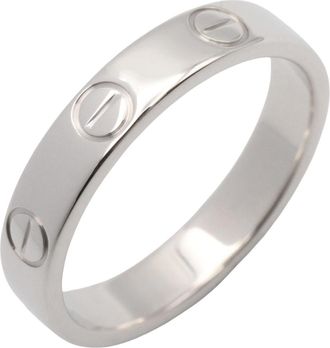 Cartier Silver White Gold (18K) Band Ring (Pre-Owned)