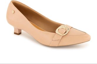 Andrea Womens Kitten Heel Pumps