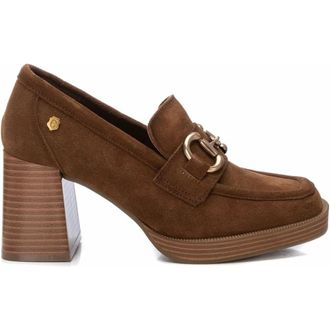 Xti Pumps - Dames - Schoenen - Bruin - Maat: 39 EU Velours